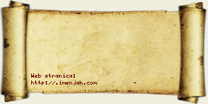 Smiljana Vojinović vizit kartica